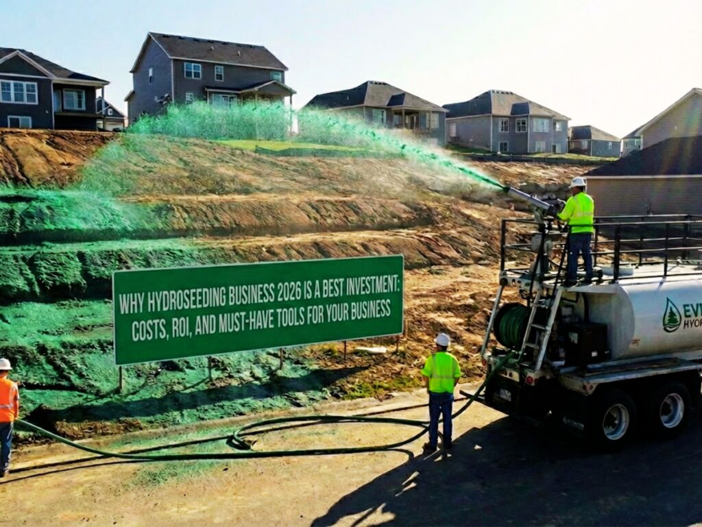 Why Hydroseeding Business 2026 is a Best Investment