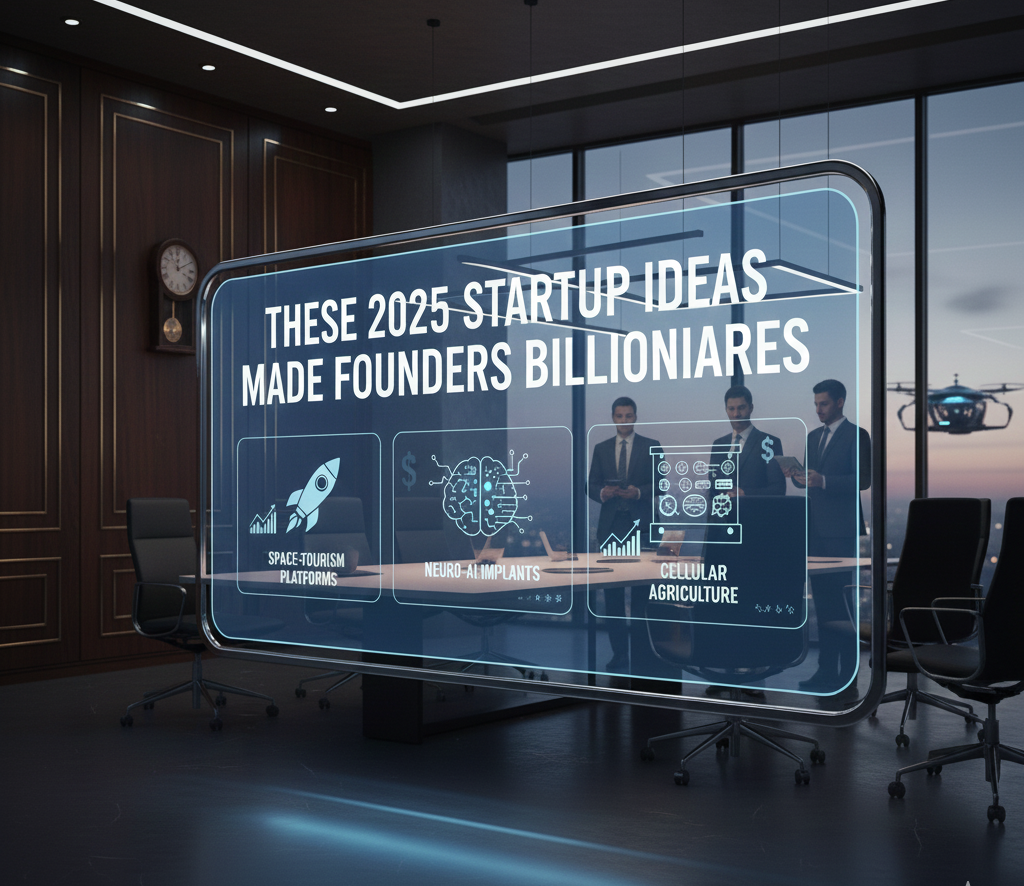 2025 Startup Ideas Made Founders Billionaires