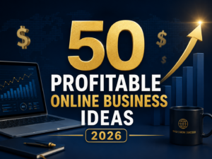 50 PROFITABLE ONLINE BUSINESS IDEAS