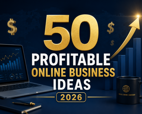 50 PROFITABLE ONLINE BUSINESS IDEAS