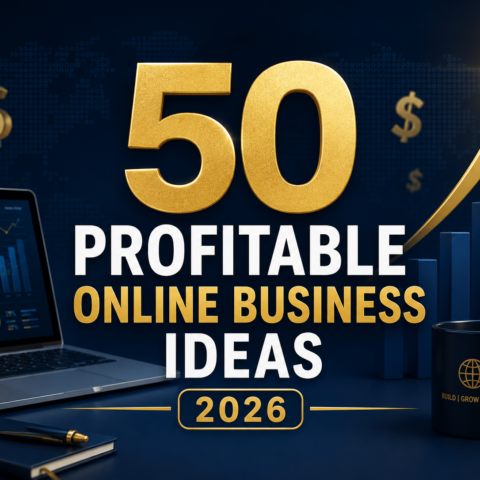 50 PROFITABLE ONLINE BUSINESS IDEAS