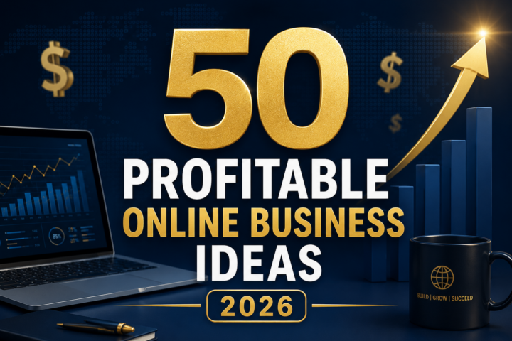 50 PROFITABLE ONLINE BUSINESS IDEAS