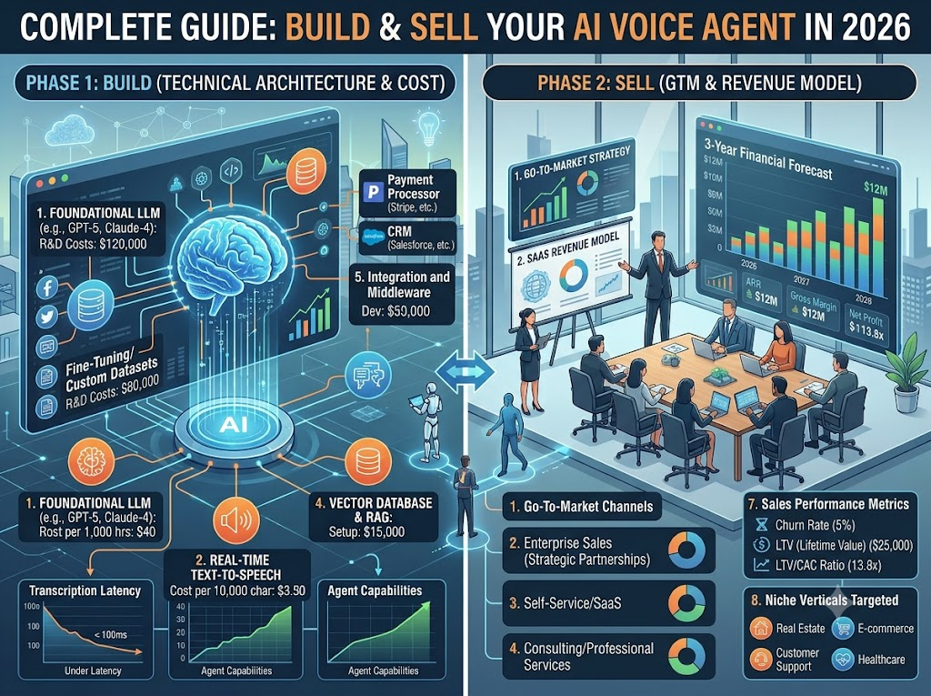 How to Build and Sell an AI Voice Agent in 2026 (With Real Numbers) 2 How to Build and Sell an AI Voice Agent in 2026