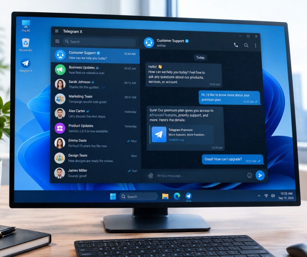 Telegram X for Customer Messaging